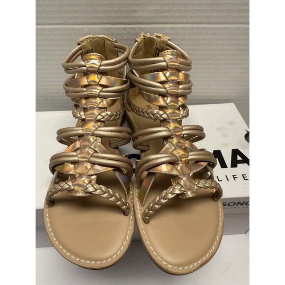 Sonoma Rose Gold Emile Sandals Sz 2 Boho Gladiator New - Picture 5 of 10